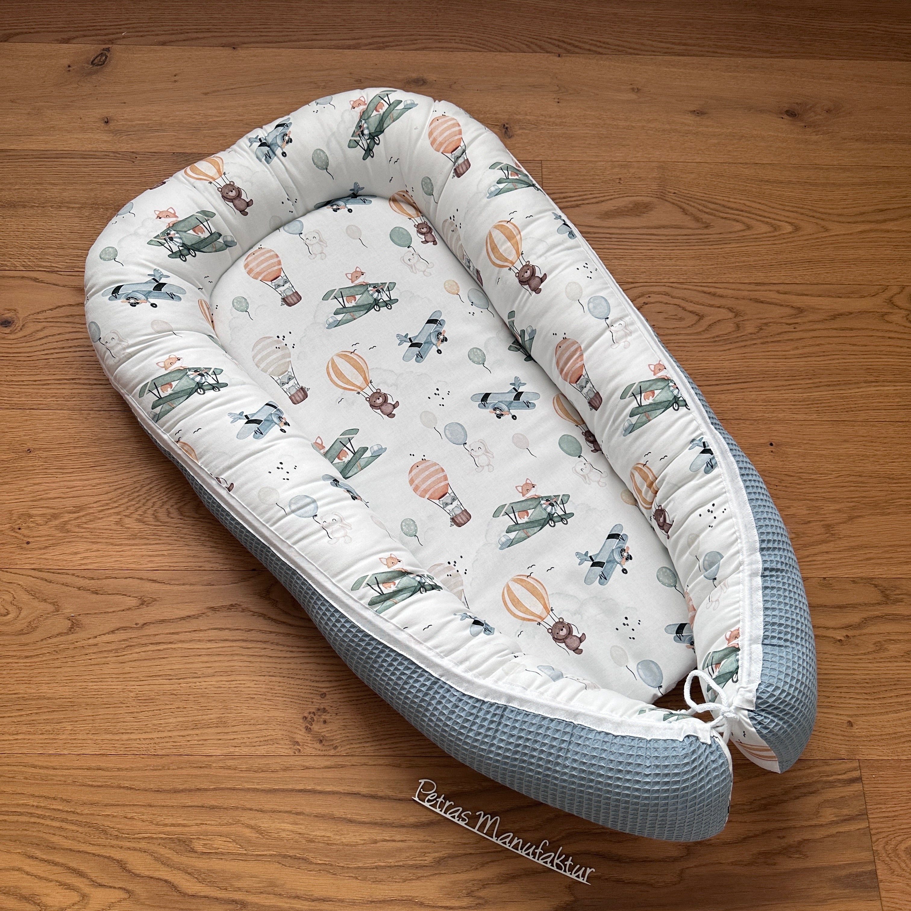 Babynestchen "fliegende Kuscheltiere“